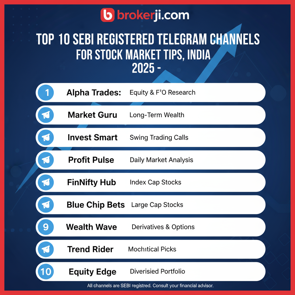 Top 10 SEBI Registered Telegram Channels in India